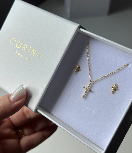 Set Little Cross din Argint 925