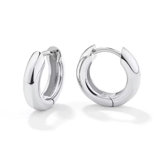 Cercei Simple Hoops din argint 925