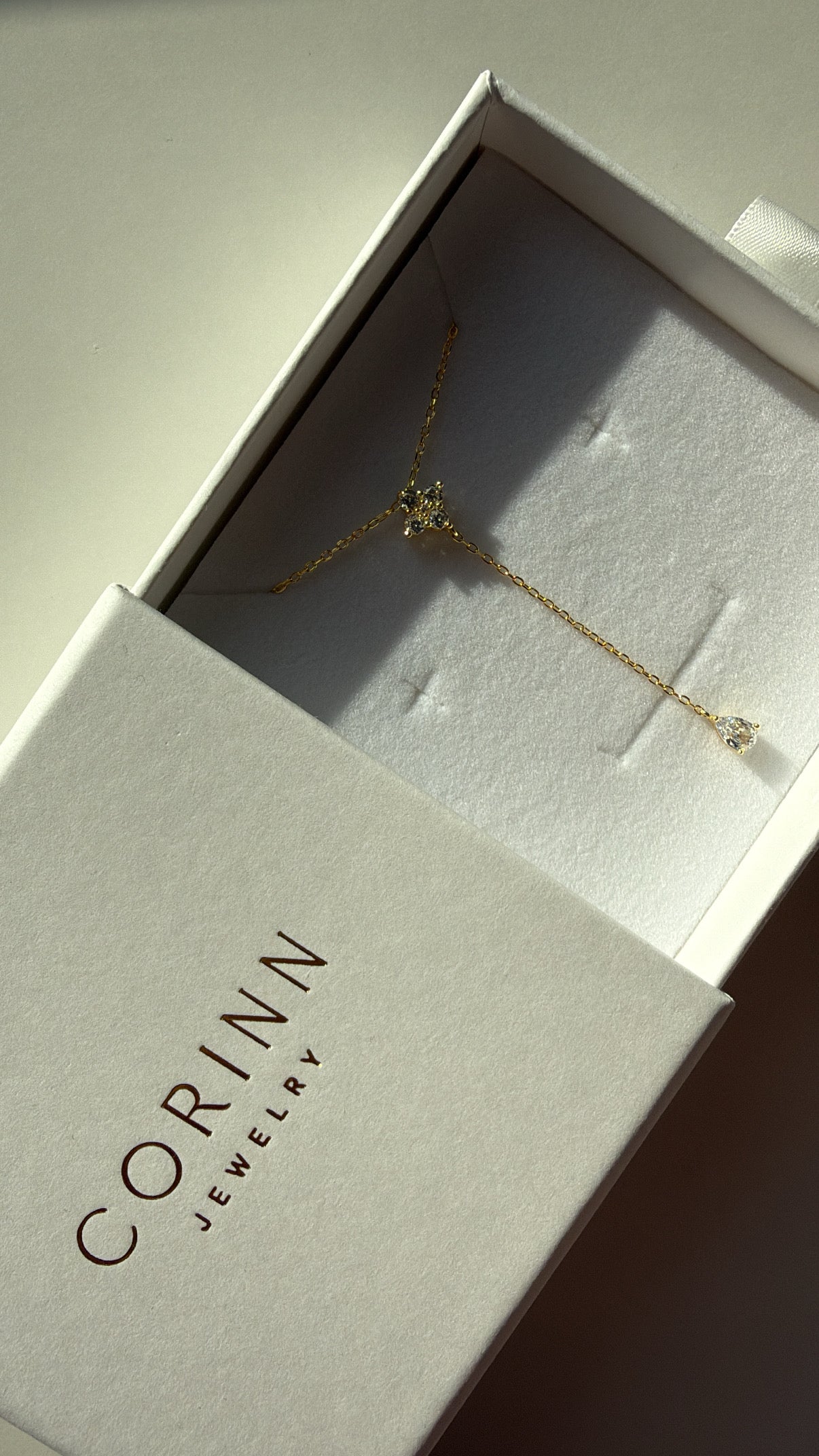 Colier Glam Drop din Argint 925