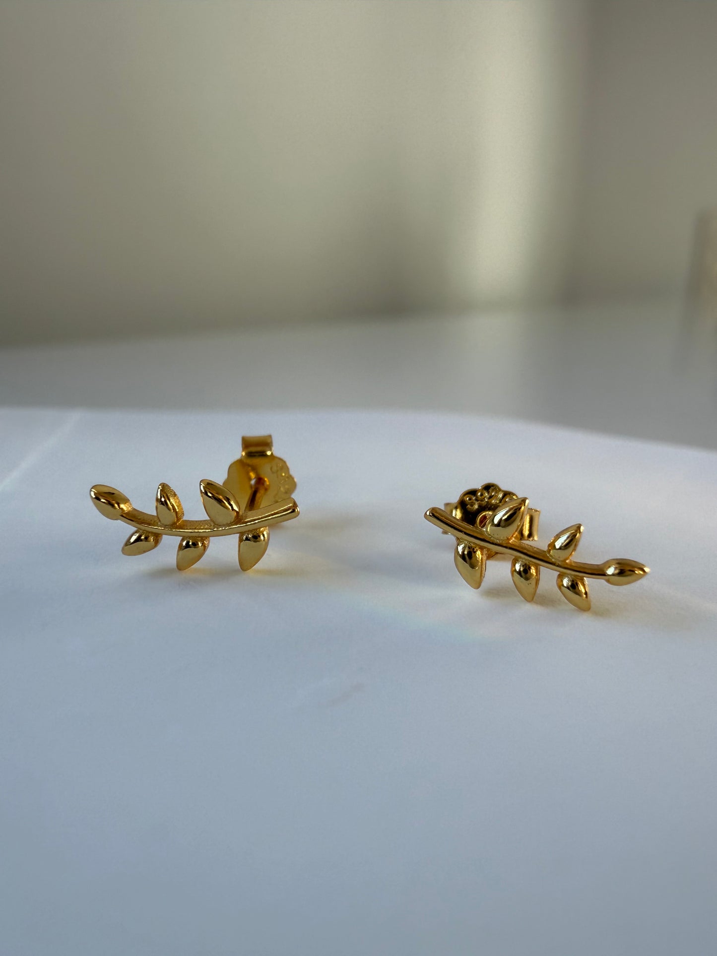 Cercei Little Leaves din Argint 925