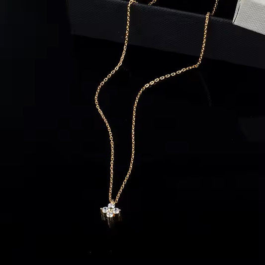 Colier din argint 925 cu floricica mica Delicate Flower