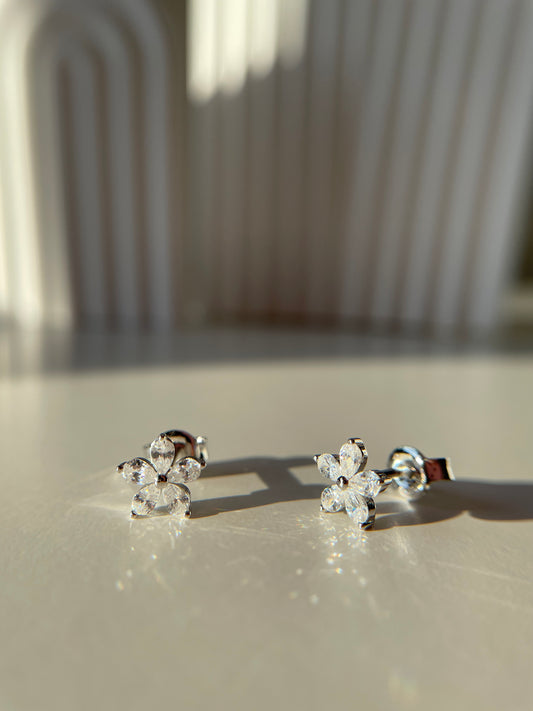 Cercei din argint 925 Bright Flower