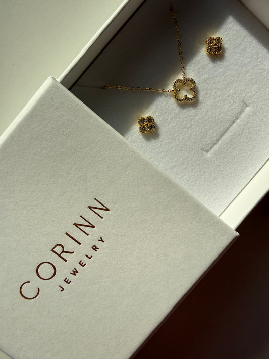 Colier cu pandantiv tip Van Cleef din Argint 925