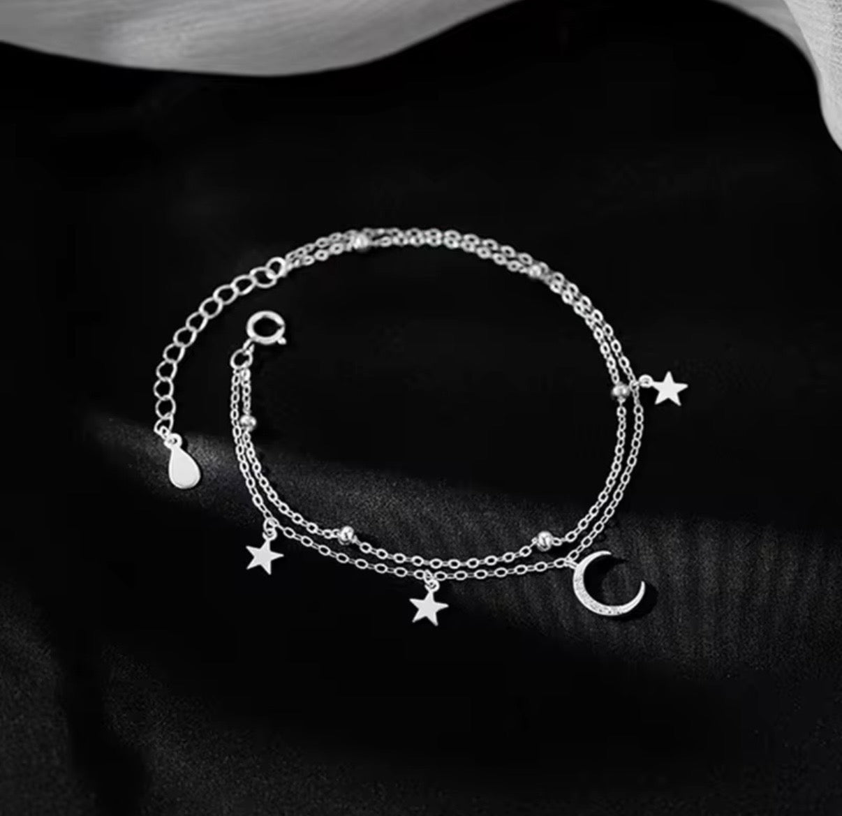 Bratara Moon and Star din Argint 925