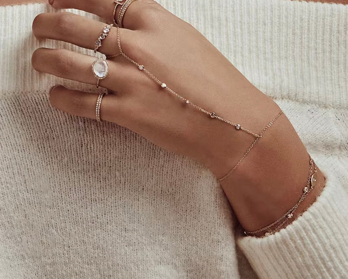 Bratara CORINN hand crystal din Argint 925