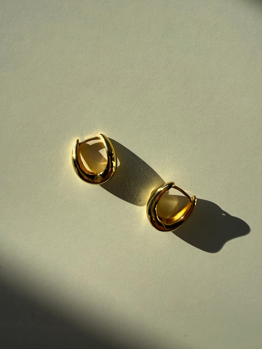 Cercei Wave Blow din Argint 925