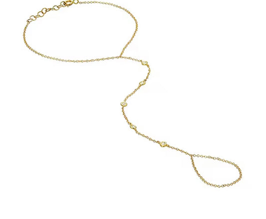 Bratara CORINN hand crystal din Argint 925