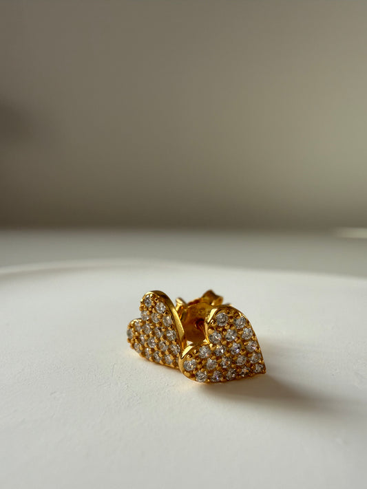 Cercei Shiny Heart din Argint 925