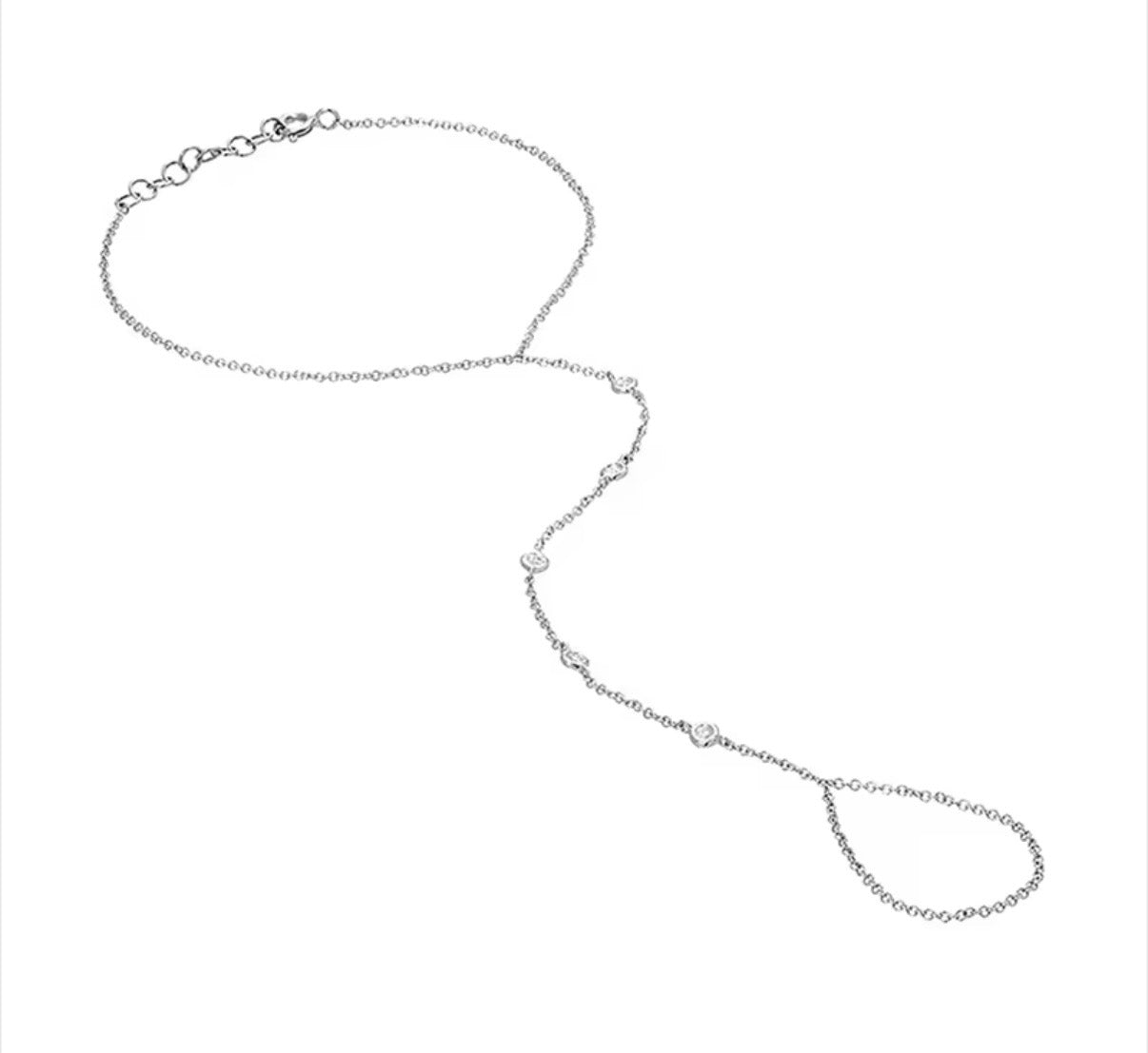 Bratara CORINN hand crystal din Argint 925