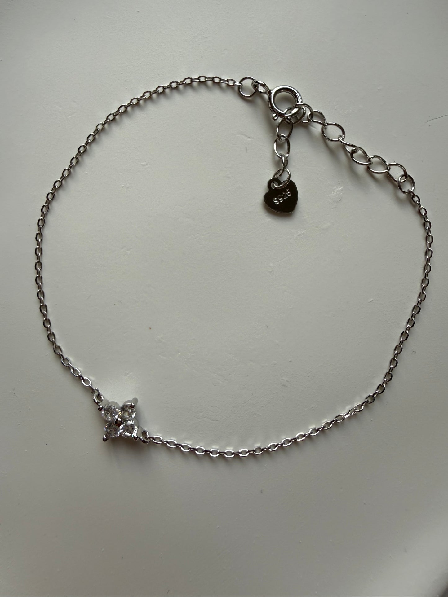 Bratara mini-floare din Argint 925