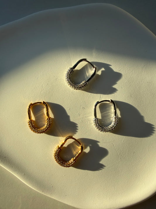 Cercei tip agrafa din Argint 925