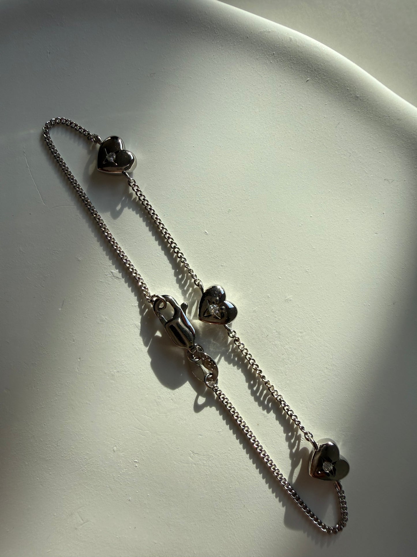 Bratara cu inimioare din Argint 925