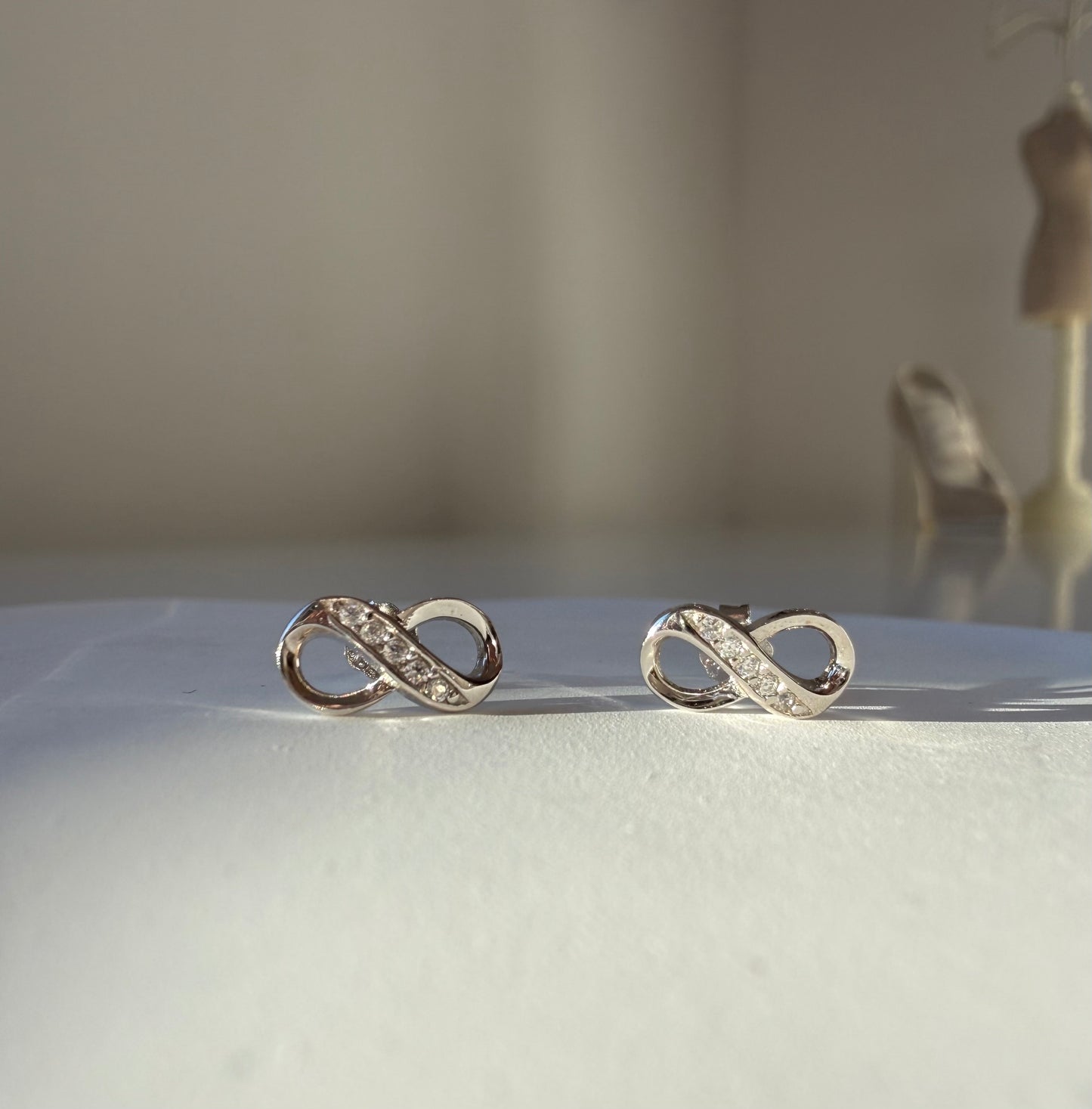 Cercei Infinit din Argint 925