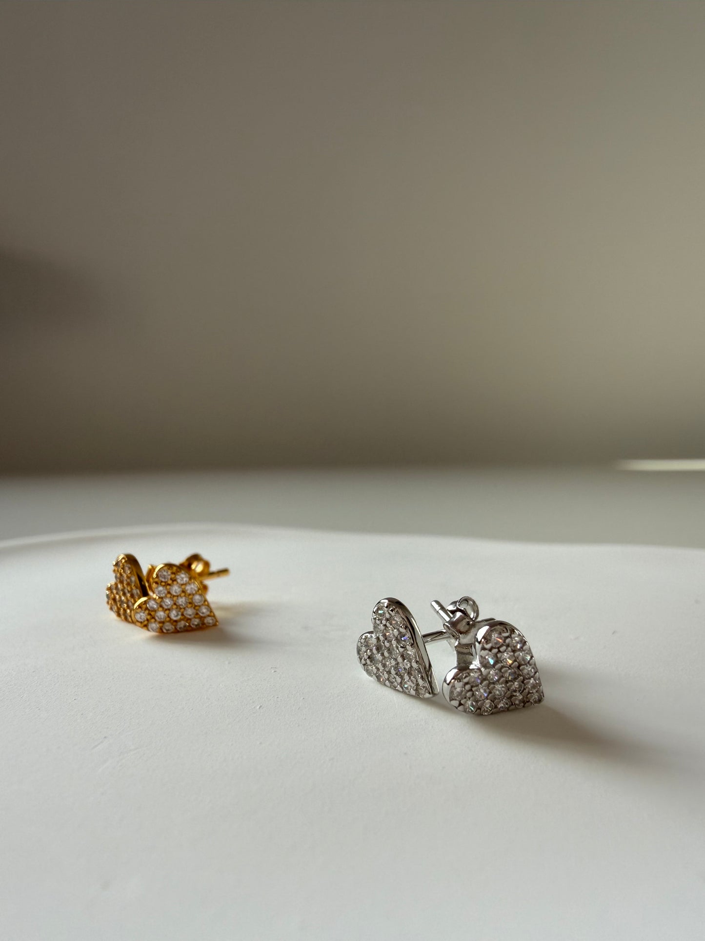 Cercei Shiny Heart din Argint 925