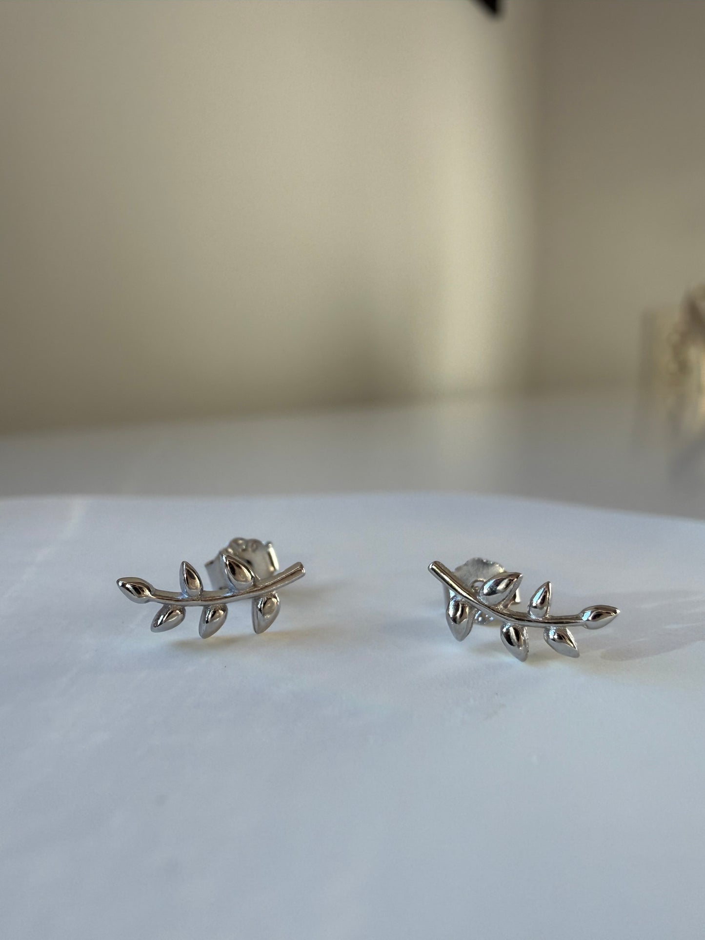 Cercei Little Leaves din Argint 925