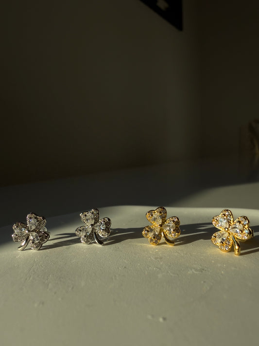 Cercei trifoi din Argint 925