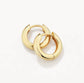 Cercei Simple Hoops din argint 925
