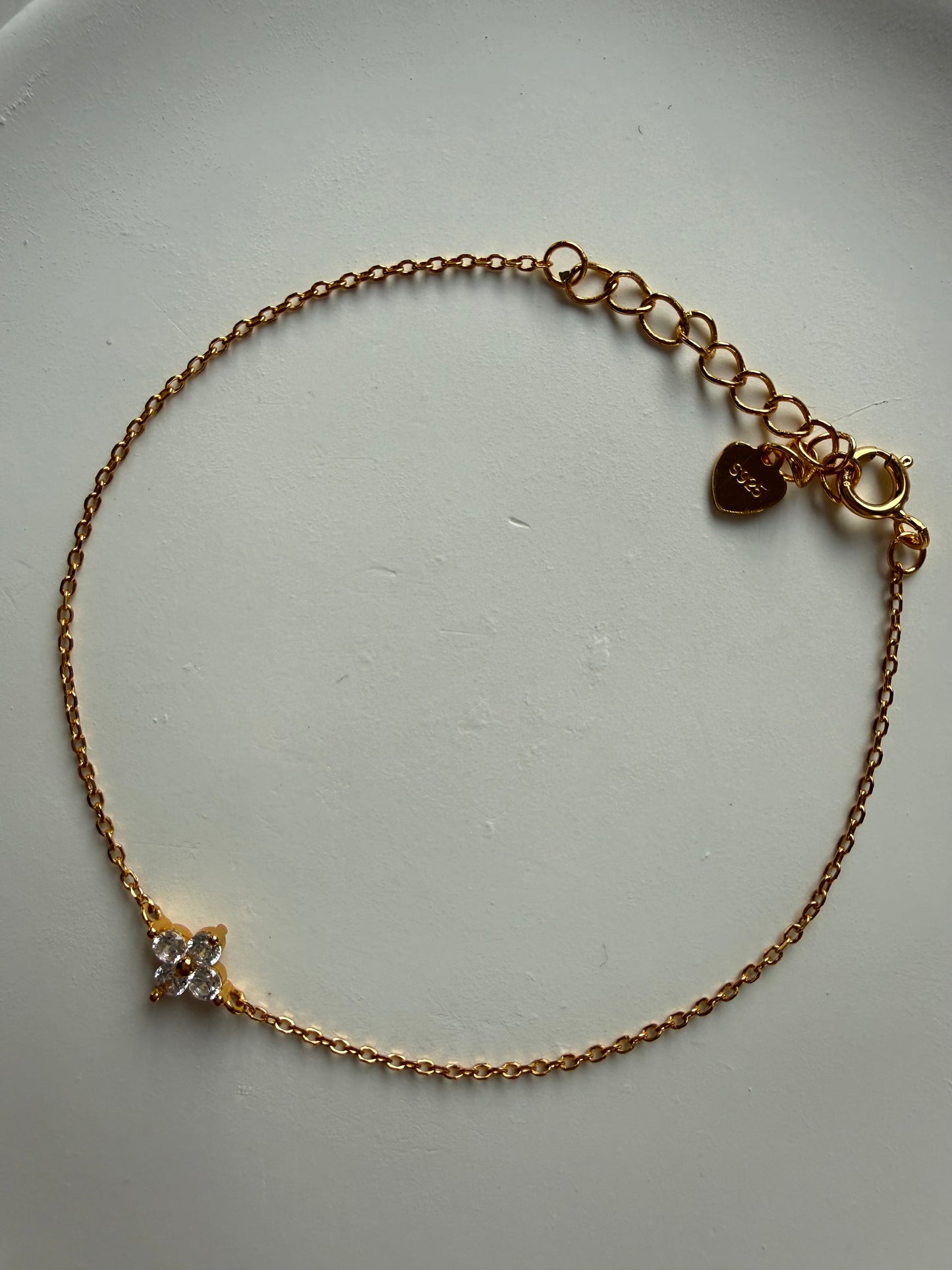 Bratara mini-floare din Argint 925