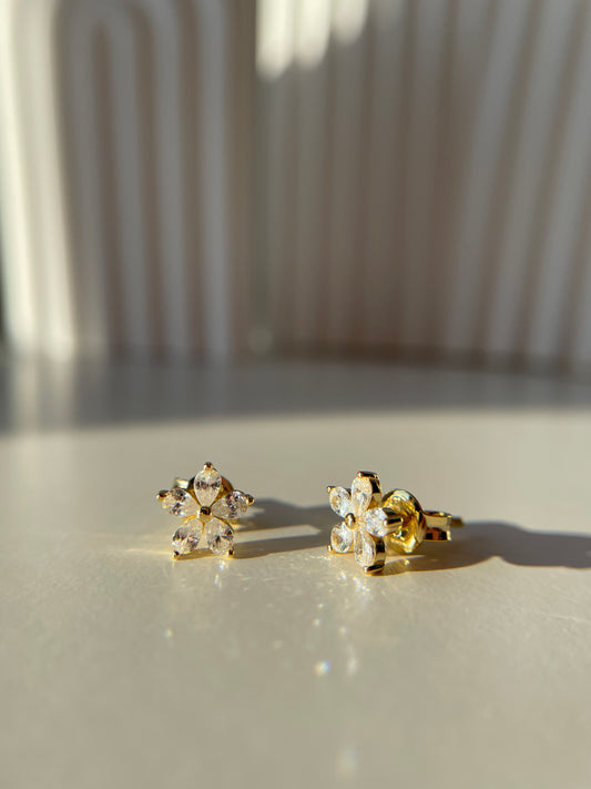 Cercei din argint 925 Bright Flower