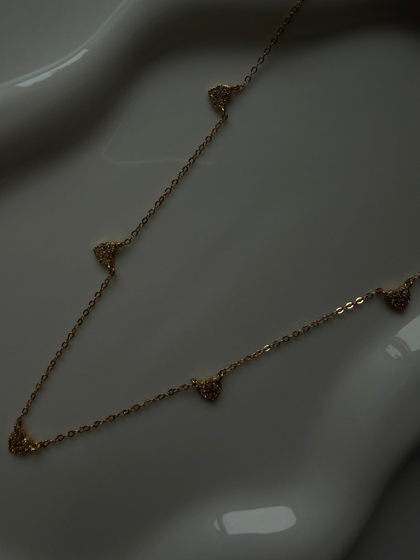 Colier cu inimioare din Argint 925