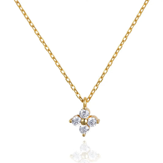 Colier din argint 925 cu floricica mica Delicate Flower