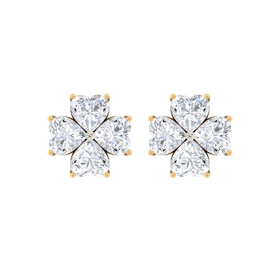 Cercei din argint 925 Crystal Flower