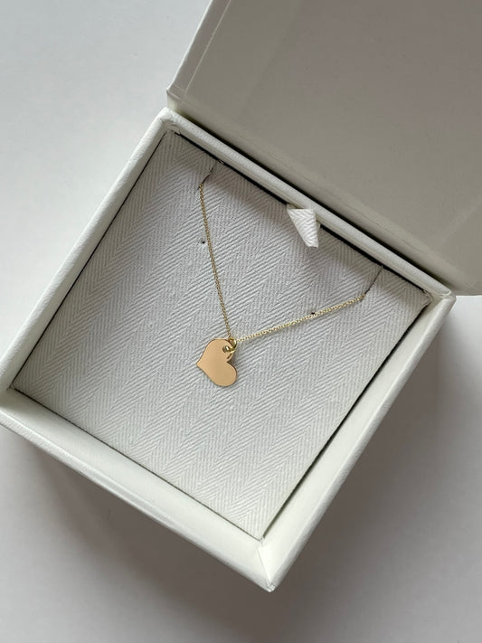 Colier din aur 14k Golden Heart cu pandativ inimioara